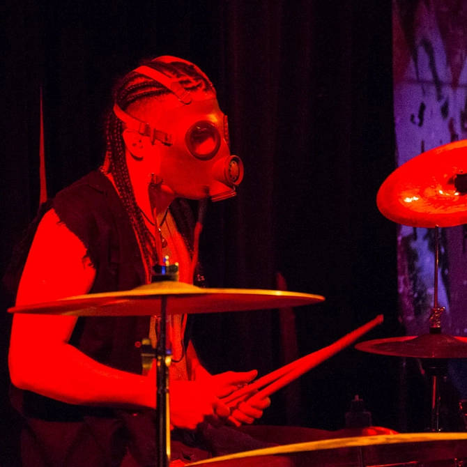 Photo de David Brongo lors d'un concert de Archetype